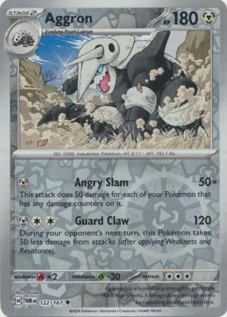 Twilight Masquerade Aggron #122/167 reverse holo